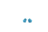 Koi Baby earrings - topaz blue