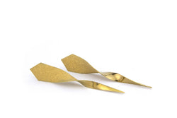 SugarTwist 2 earrings - CHOOSE WHITE or YELLOW