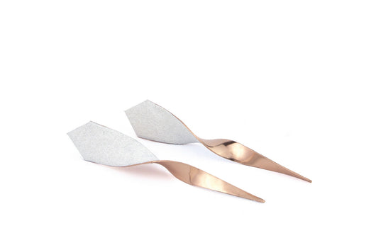 SugarTwist 2 earrings - CHOOSE WHITE or YELLOW