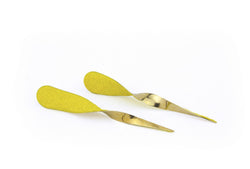 SugarTwist earrings - Primary Yellow