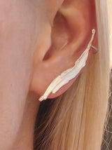Mitsuro earlobe earrings