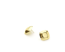 Royals earrings- Golden Cushion 18mm