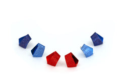 Koi Baby earrings - blue, red