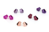 Koi Baby earrings - rose, lilac, violet, purple, fuchsia