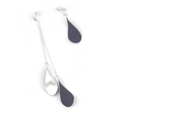 Tinkle Chain earrings, grey