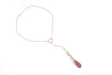 Tinkle necklace, short, rose