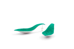 Stiletto earrings - CHOOSE GREEN or BLACK