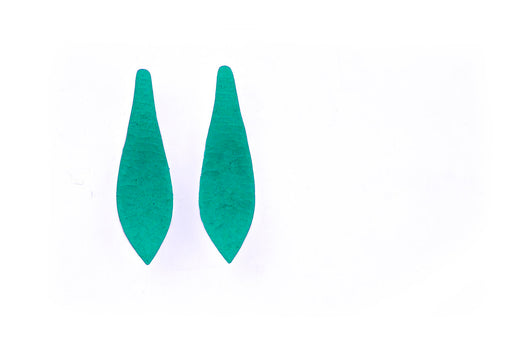Stiletto earrings - CHOOSE GREEN or BLACK