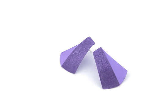 Koi earrings- brilliant violet