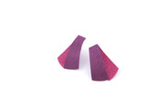 Koi Shūsui earrings- purple and mild fuchsia