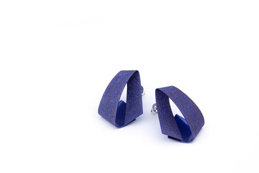 Koi Ginrin earrings- blue