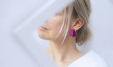 Koi earrings- emerald